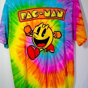 Pac Man Official Bandai Tye Dye Tee